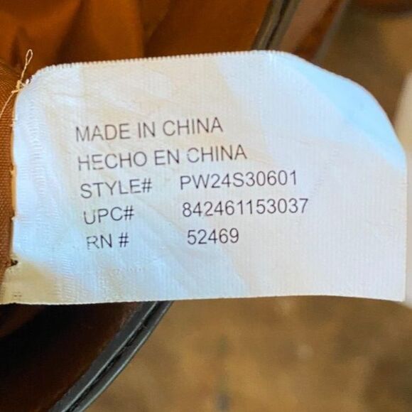 Pioneer Woman Caroline Faux Leather Handbag Tote Bag - Picture 9 of 9